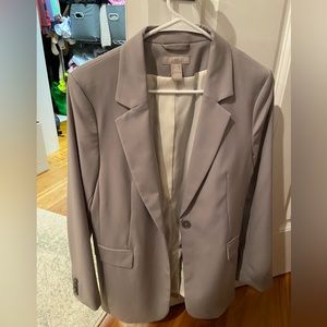 H&M gray blazer